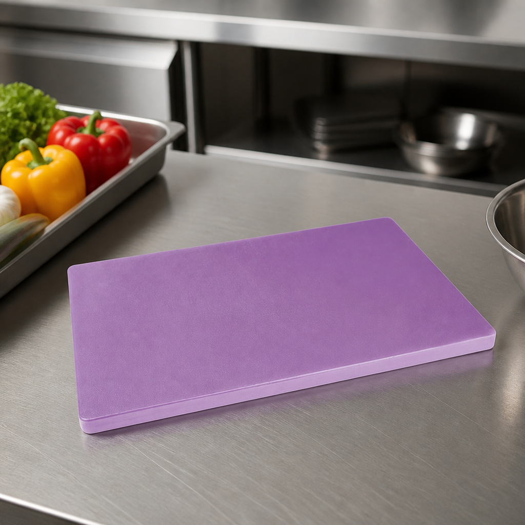 Commercial Purple Chopping Board 450x300mm Allergen Tool