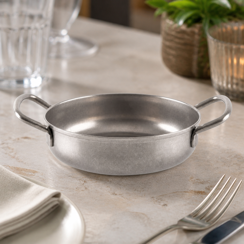 Table Presentation Vintage Double Handle Dish 125mm
