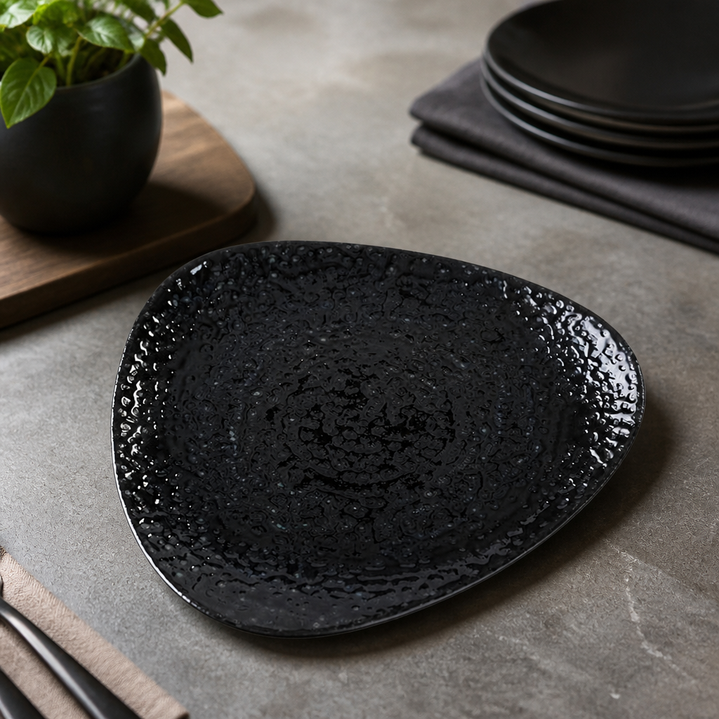 Commercial Triangle Plates 229mm - 12 Pack Vitrified Dinnerware