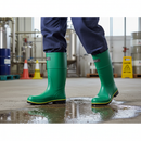 Premium Chemical Resistant Anti-Static Boot with Steel Toe Cap and Slip-Resistant Sole - Sizes 5-12