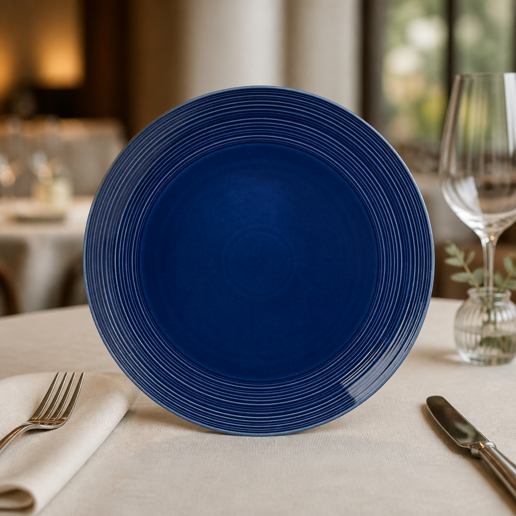 Commercial Coupe Plates 280mm Midnight Blue Pack of 12