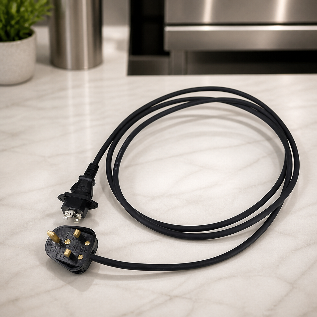 Commercial Power Cord Assembly for Food Merchandiser 3000mm
