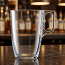 Commercial Clear Glass Mugs 400ml - Pack of 6