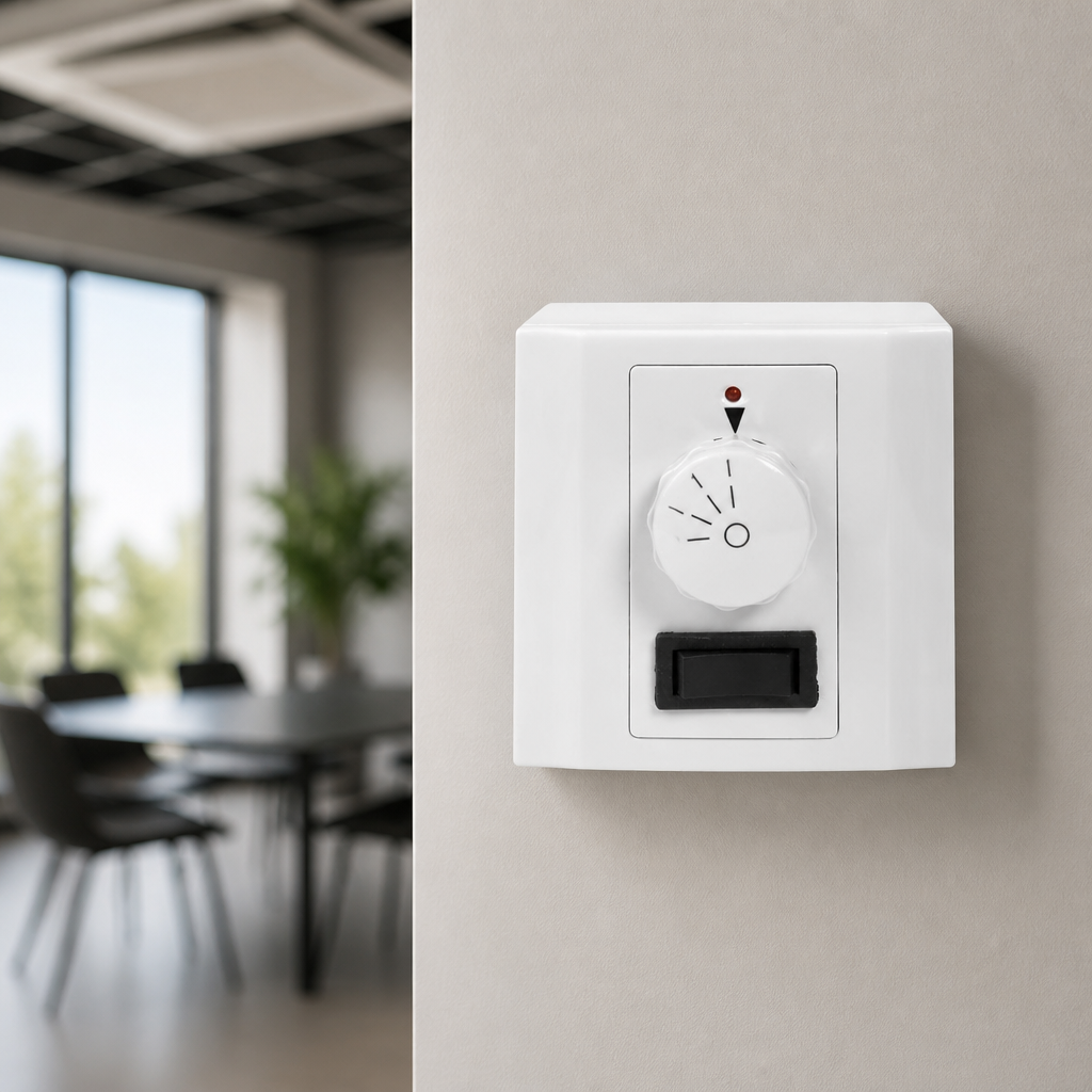 Commercial Ceiling Fan Controller with Reverse Function 85mm