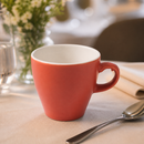 Commercial Ceramic Tulip Cups 240ml Paprika 12 Pack