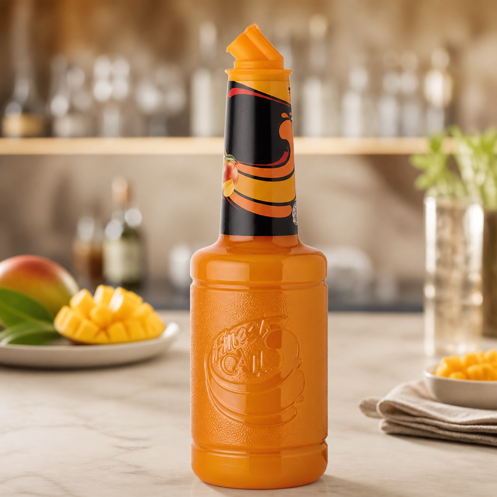 Commercial Mango Puree Mix 1L for cocktails and smoothies