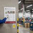 Premium Health and Safety Law Poster - Laminated, Durable, Hologram Features, A2 Size (595MM x 415MM)