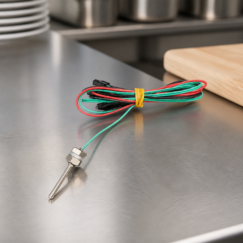 Commercial Water Temperature Sensor Stainless Steel 25mm