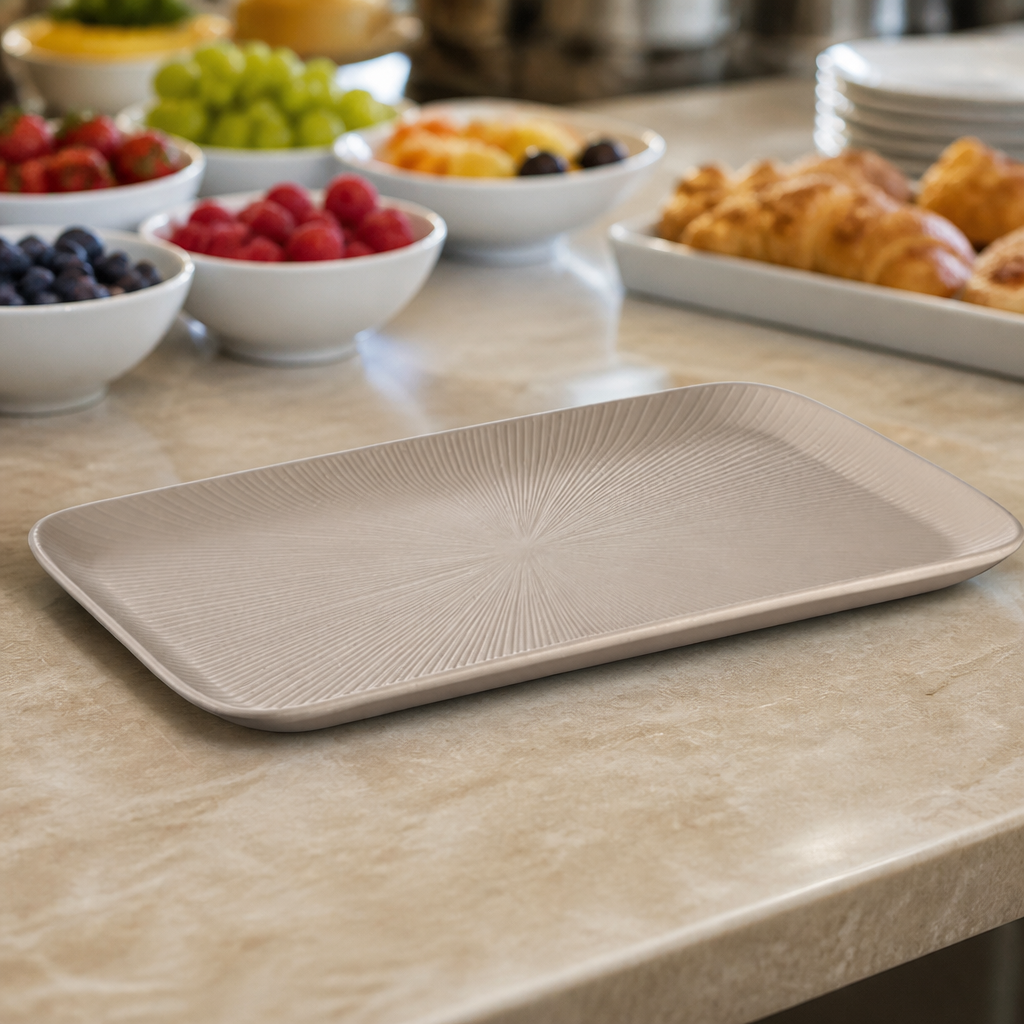 Commercial GN 1/1 Tray Sand 530x325mm Durable Melamine