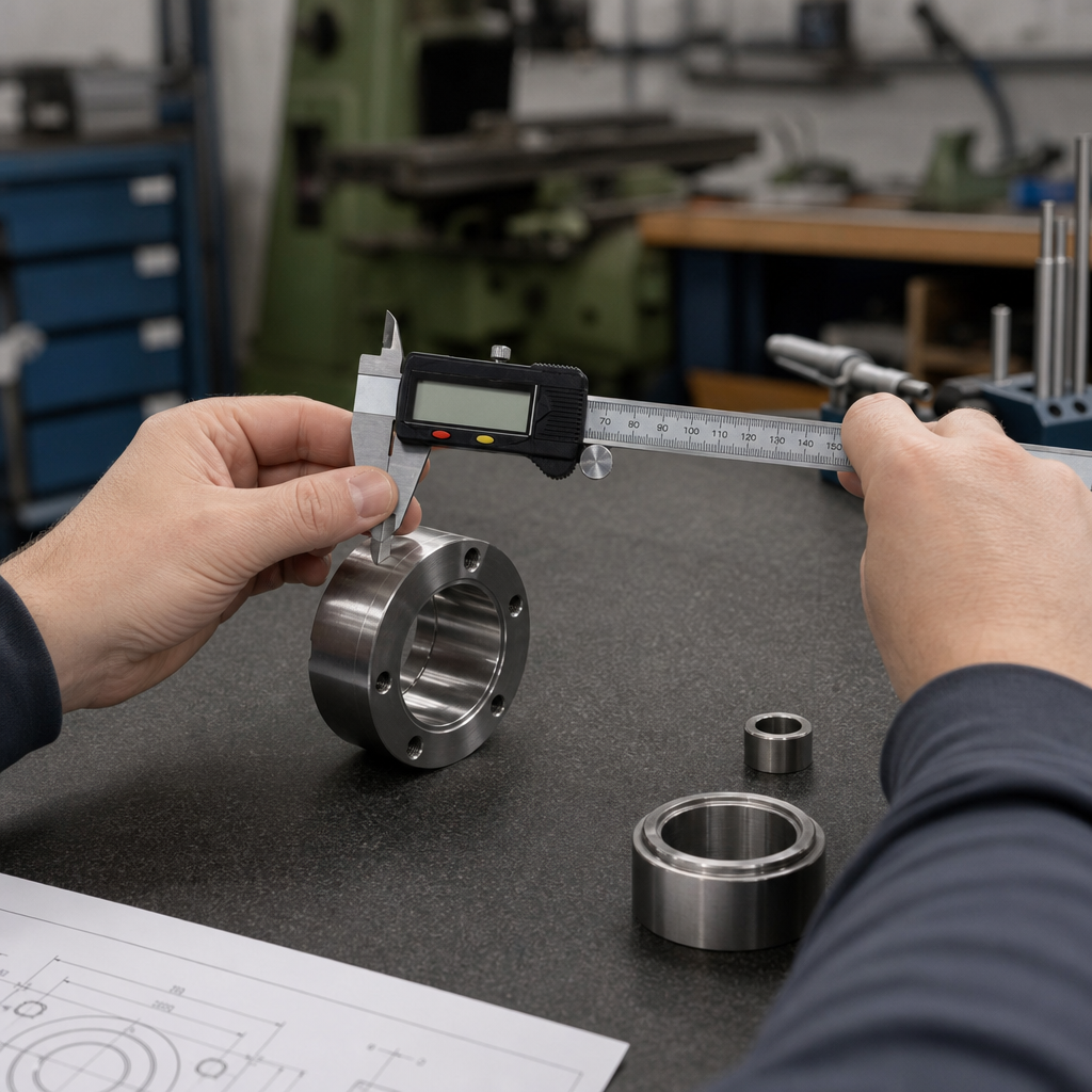 Digital Callipers with Double Jaws
