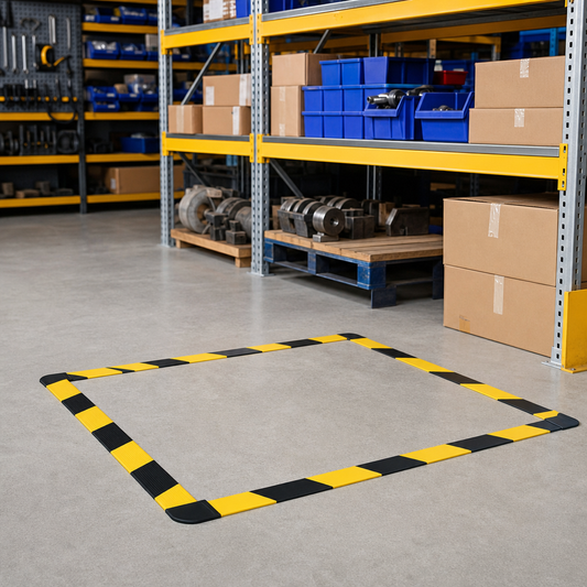 DL Size Floor Marking Frames for Signage and Safety Messages