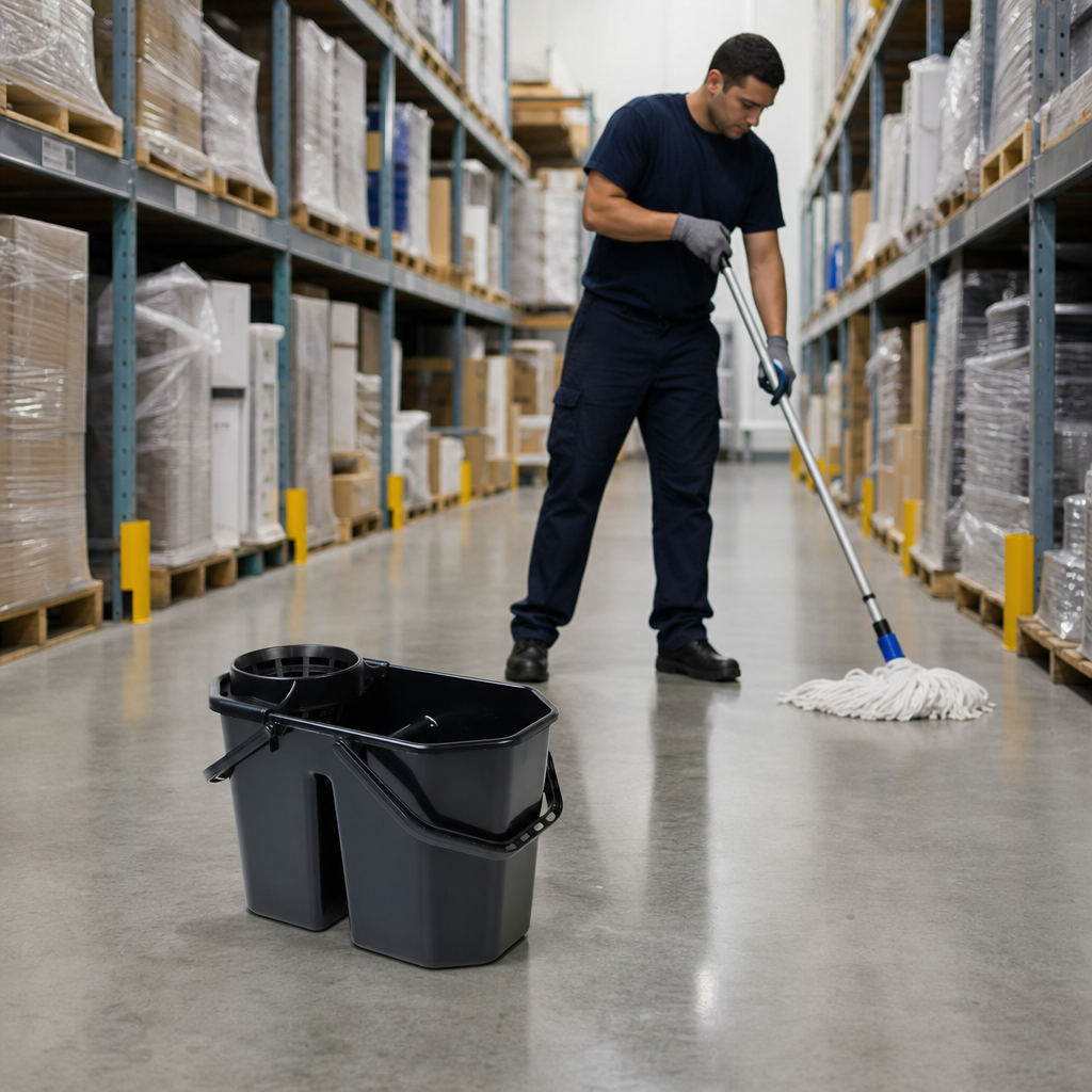 Double Cleaning Bucket with Wringing System 15L