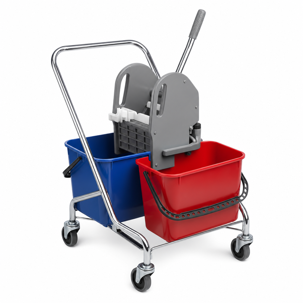 Double Cleaning Bucket with Wringing System 15L