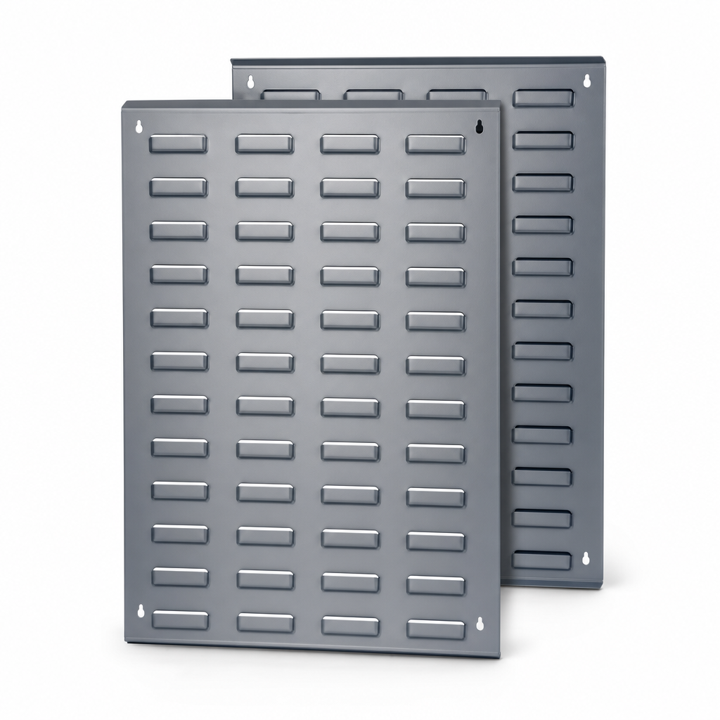 Double Indented Louvre Panels for Small Parts Storage