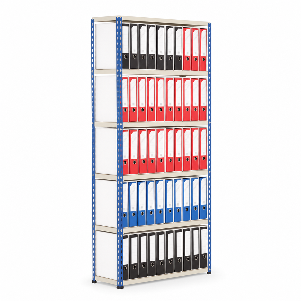 Double Sided Lever Arch File Storage Unit for 100 A4 Files