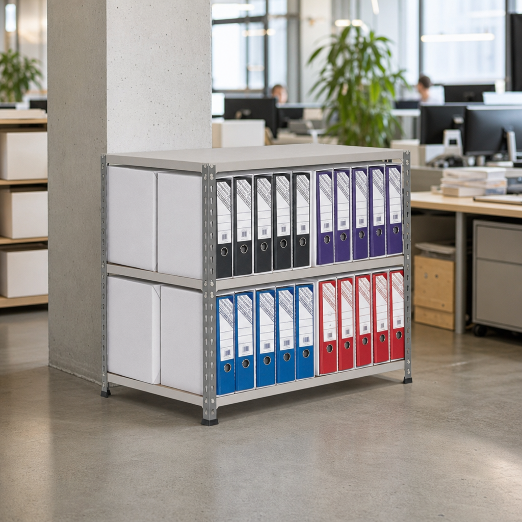 Double Sided Lever Arch Storage Unit For 40 A4 Files