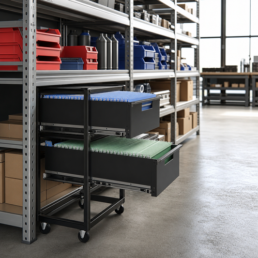 Double Trolley for Suspension Files