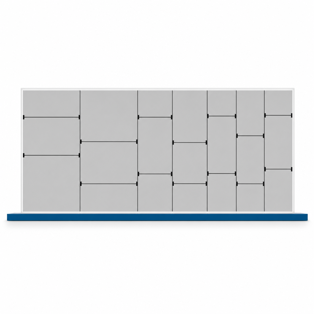 Drawer Divider Inserts for 1300mm Wide Tool Cabinet Drawers