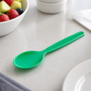 Commercial Polypropylene Spoons Green 12 Pack Dishwasher Safe