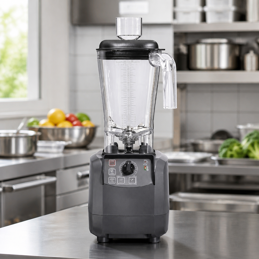 1.8L Commercial Food Blender with BPA-Free Jar and Safety Features