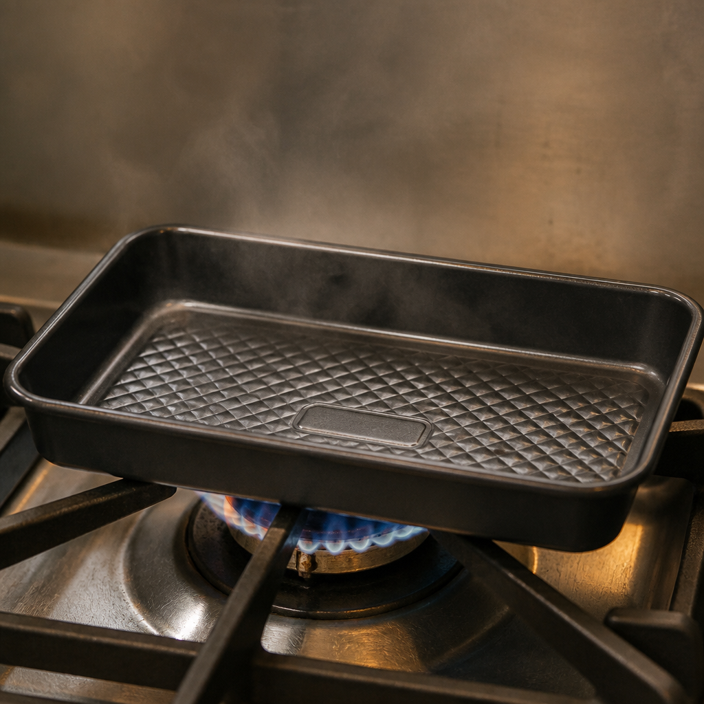 Commercial Brownie Pan 295x190mm Non-Stick Baking Tray