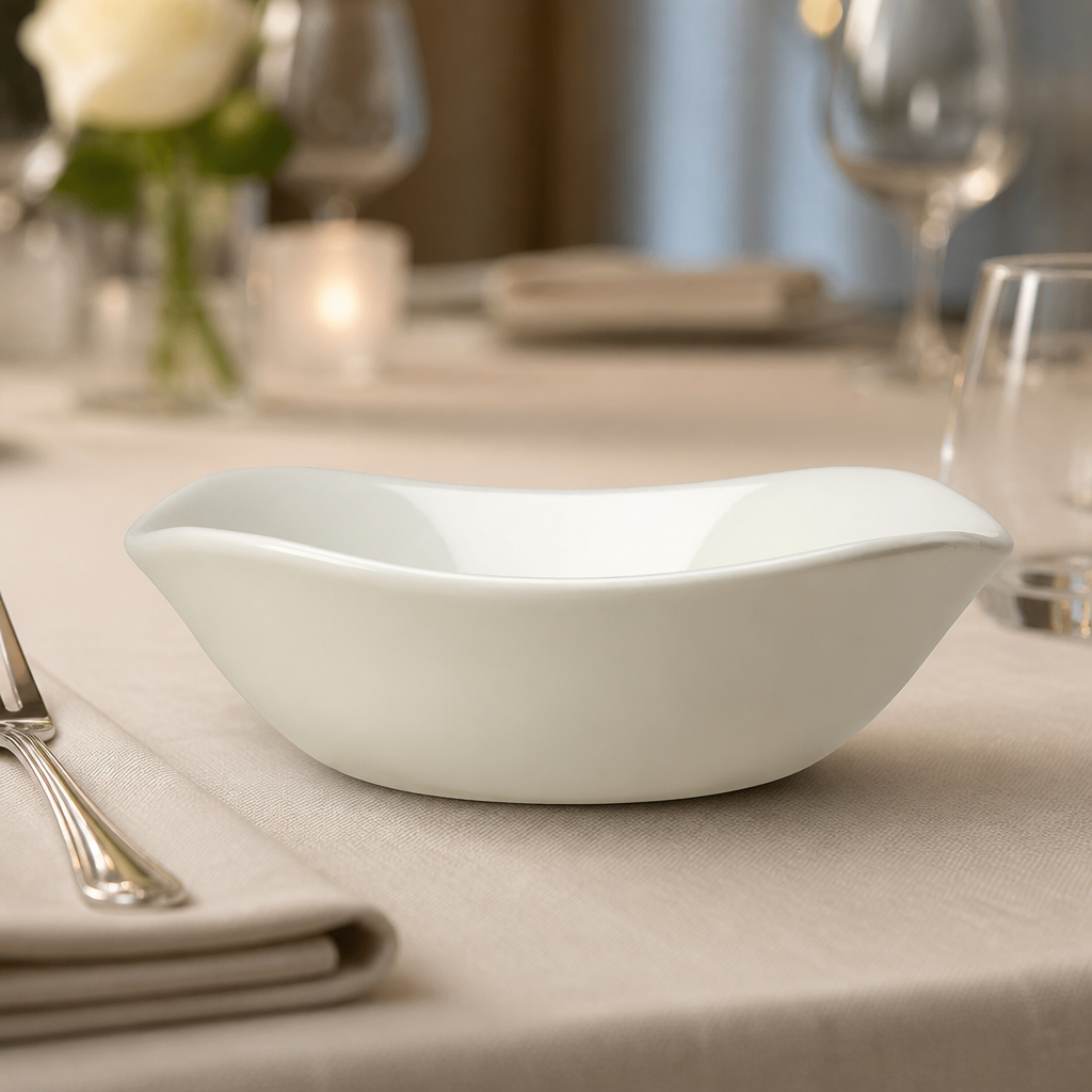 Commercial Square Bowls 152mm for Casual Dining - 12 Pack