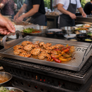 Commercial Solid Plancha Griddle Plate for Konro Grill 402mm