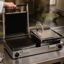 Commercial Electric Twin Panini Grill 255 x 265mm Cooking Area