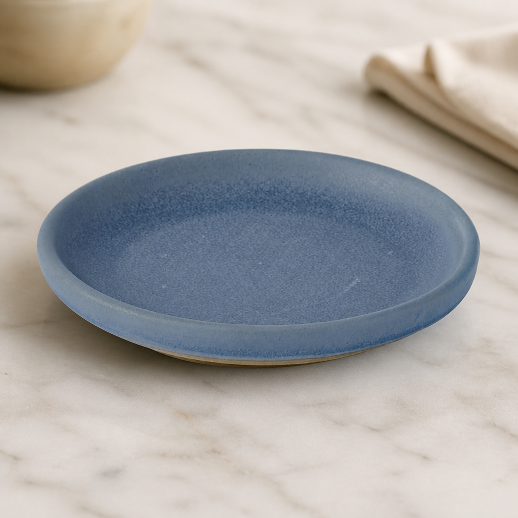 Commercial Sauce Dishes 850ml Blue Ceramic 12 Pack