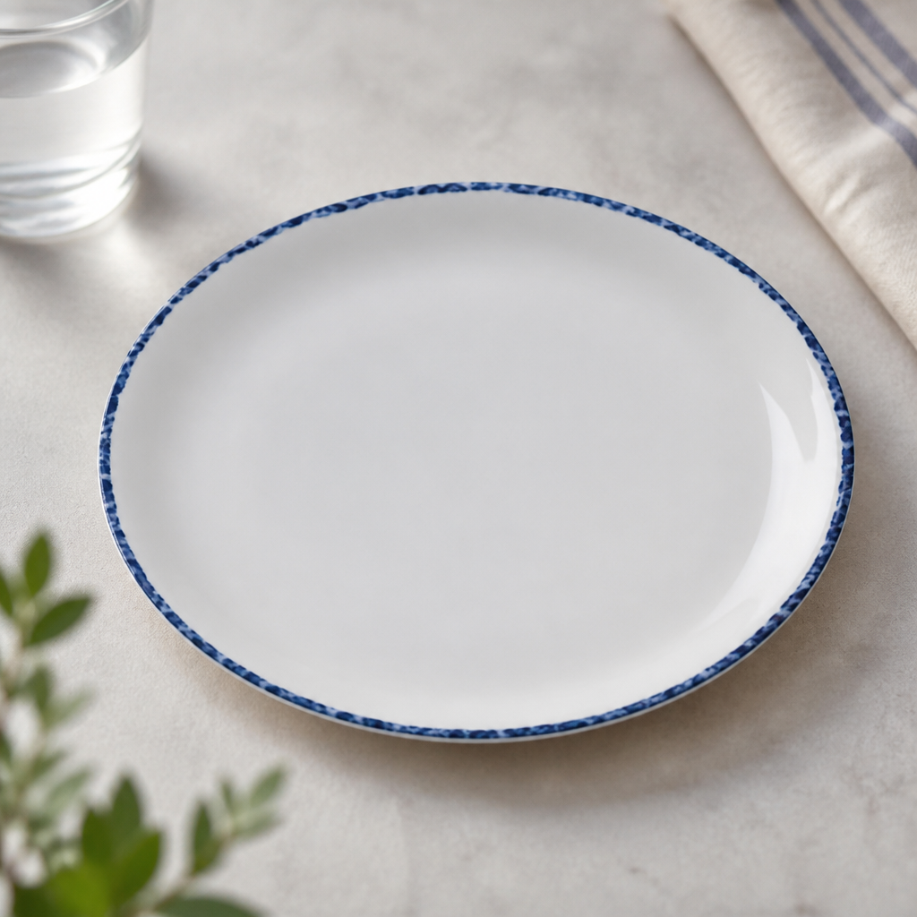 Commercial Melamine Coupe Plates 152mm - 12 Pack