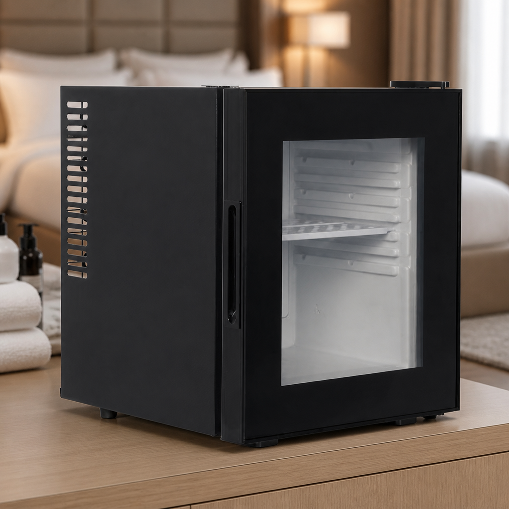 20Ltr Commercial Under Counter Minibar Glass Door Fridge