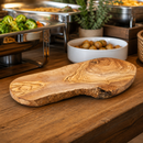 Commercial Olive Wood Oval Platters 400mm - 6 Pack