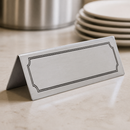 Commercial Stainless Steel Coffee Table Sign for Beverage Stations