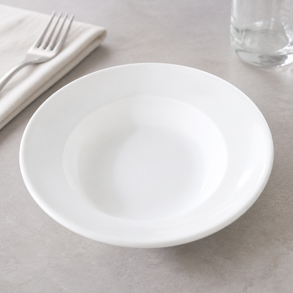 Commercial 230mm Nouveau Bowls - 24 Pack Fine Dining