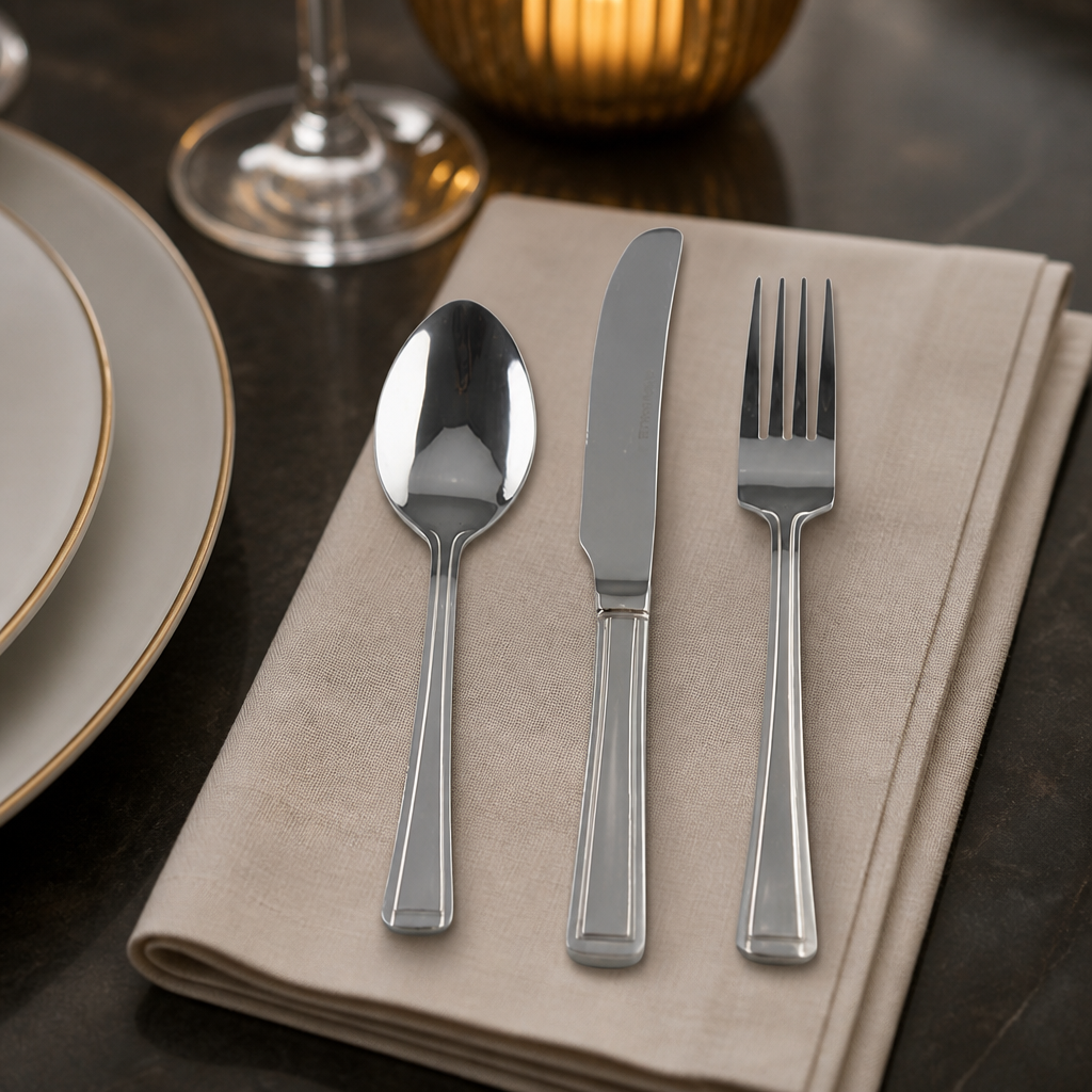 Commercial Cutlery Sample Set - 3 Piece Stainless Steel Set