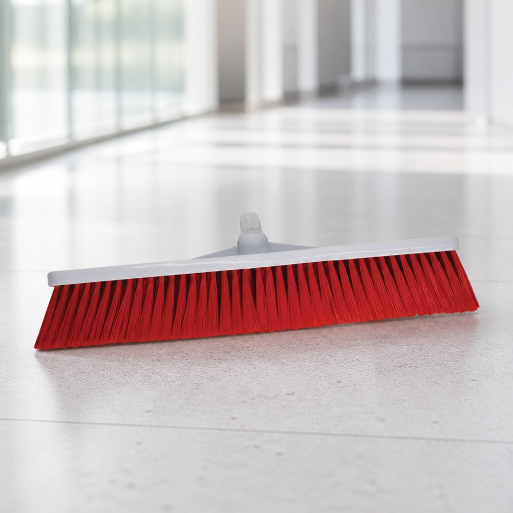 Commercial Stiff Bristle Broom Head 305mm for outdoor use