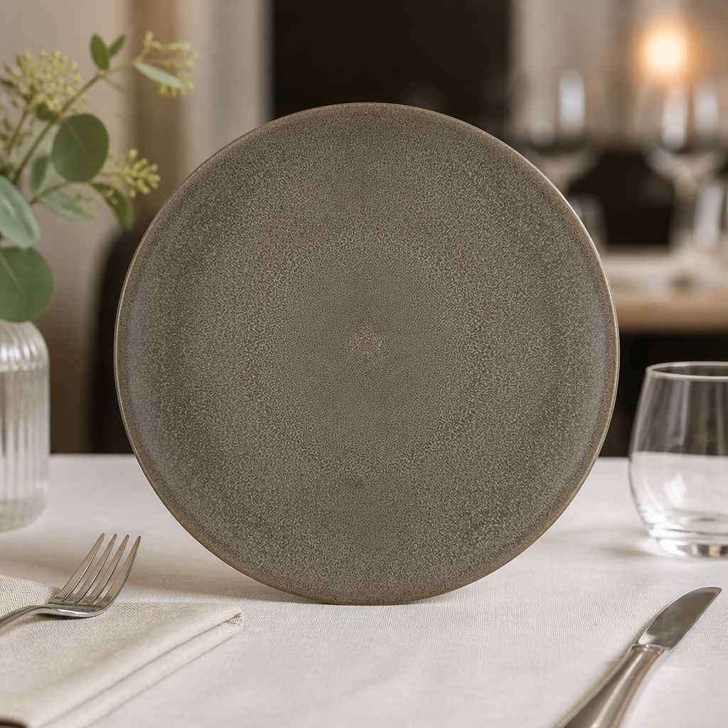 Commercial Mahogany Coupe Plates 275mm - 4 Pack