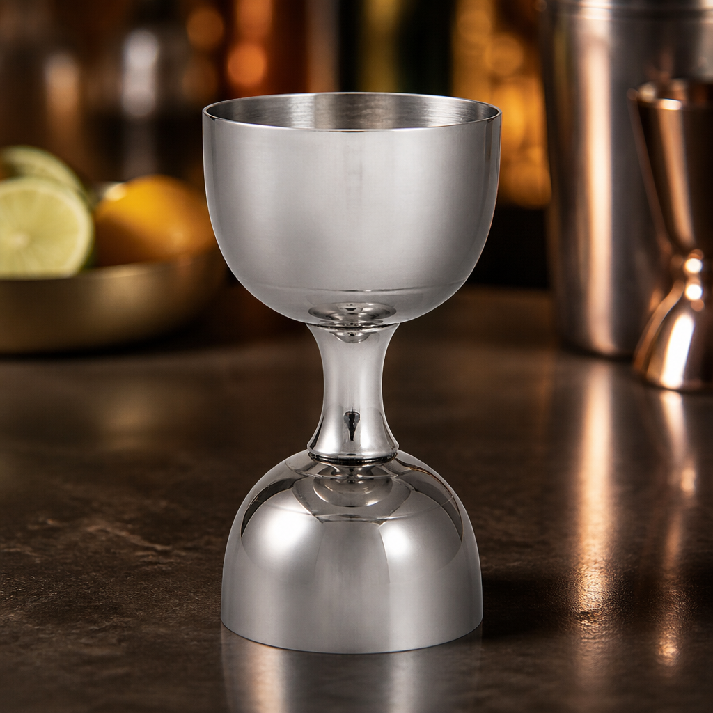 25ml/50ml Stainless Steel Bulb Jigger for bartenders
