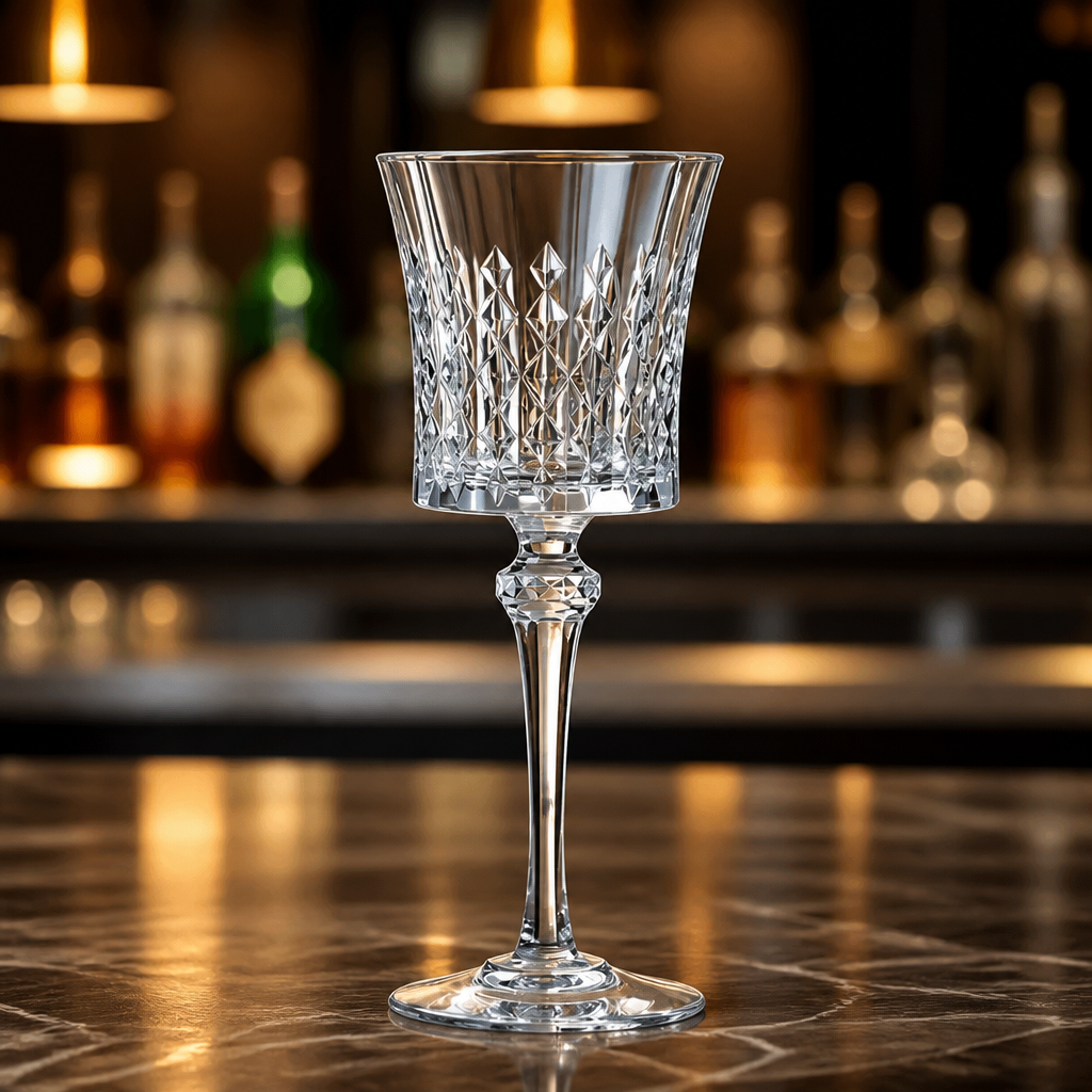 190ml Commercial Wine Glasses - 8 Pack Elegant Cut-Glass Design
