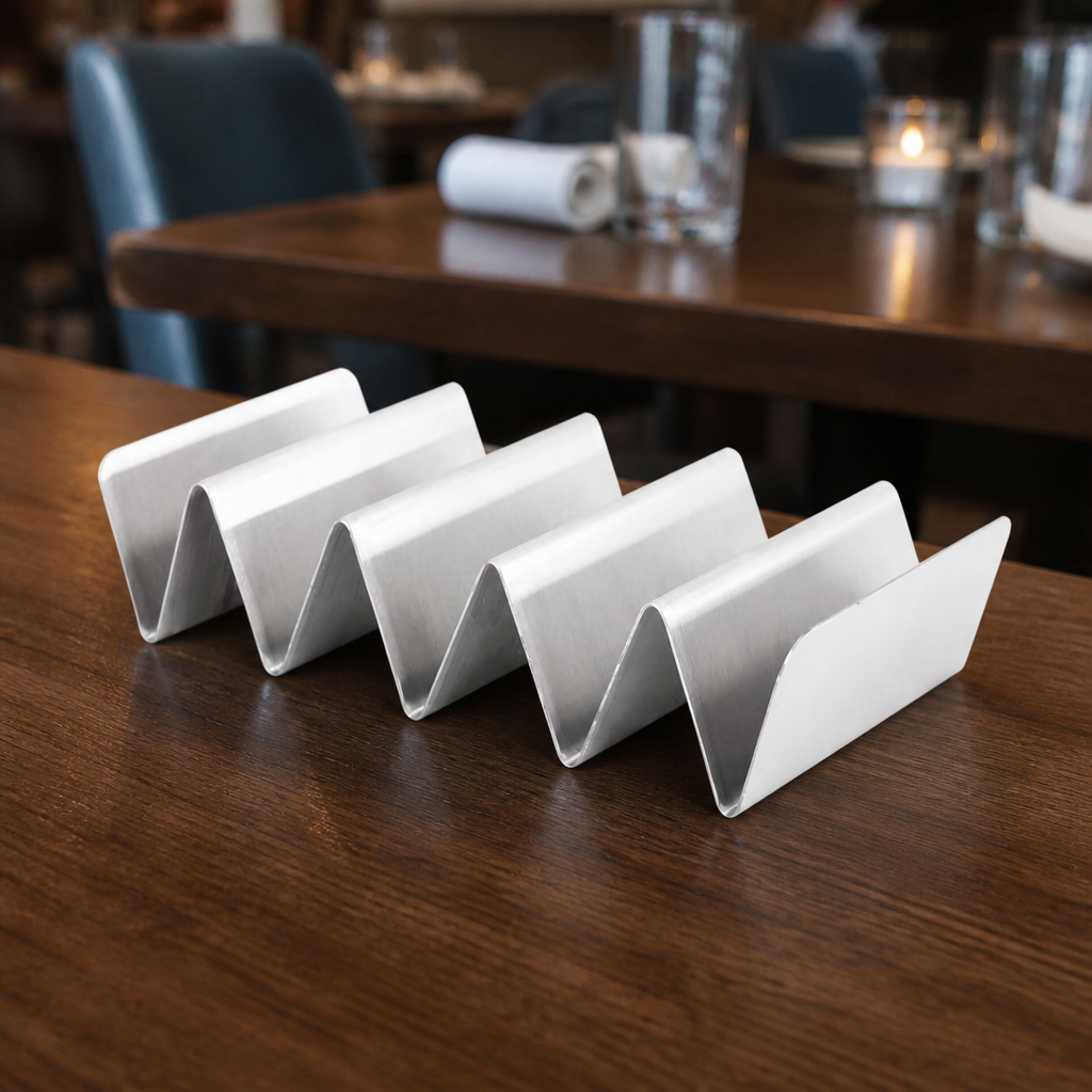 Stainless Steel Taco Holder for serving tacos