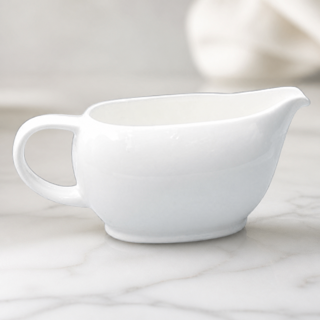 Commercial Fine China Sauce Boats 142ml - 6 Pack