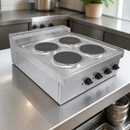 Commercial 4 Ring Electric Hob 7kW for Catering Kitchens
