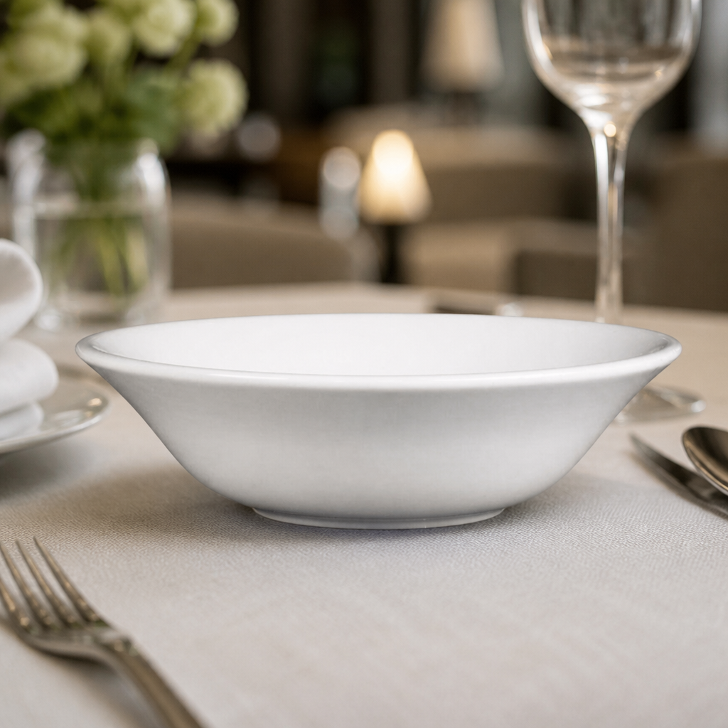 Commercial Oatmeal Bowls 150mm 300ml Porcelain 12 Pack