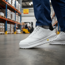 Premium Lightweight S1P CI HI HRO SRC Safety Shoe in White, Sizes 6-12 with Aluminium Toecap and PU Insole for Comfort