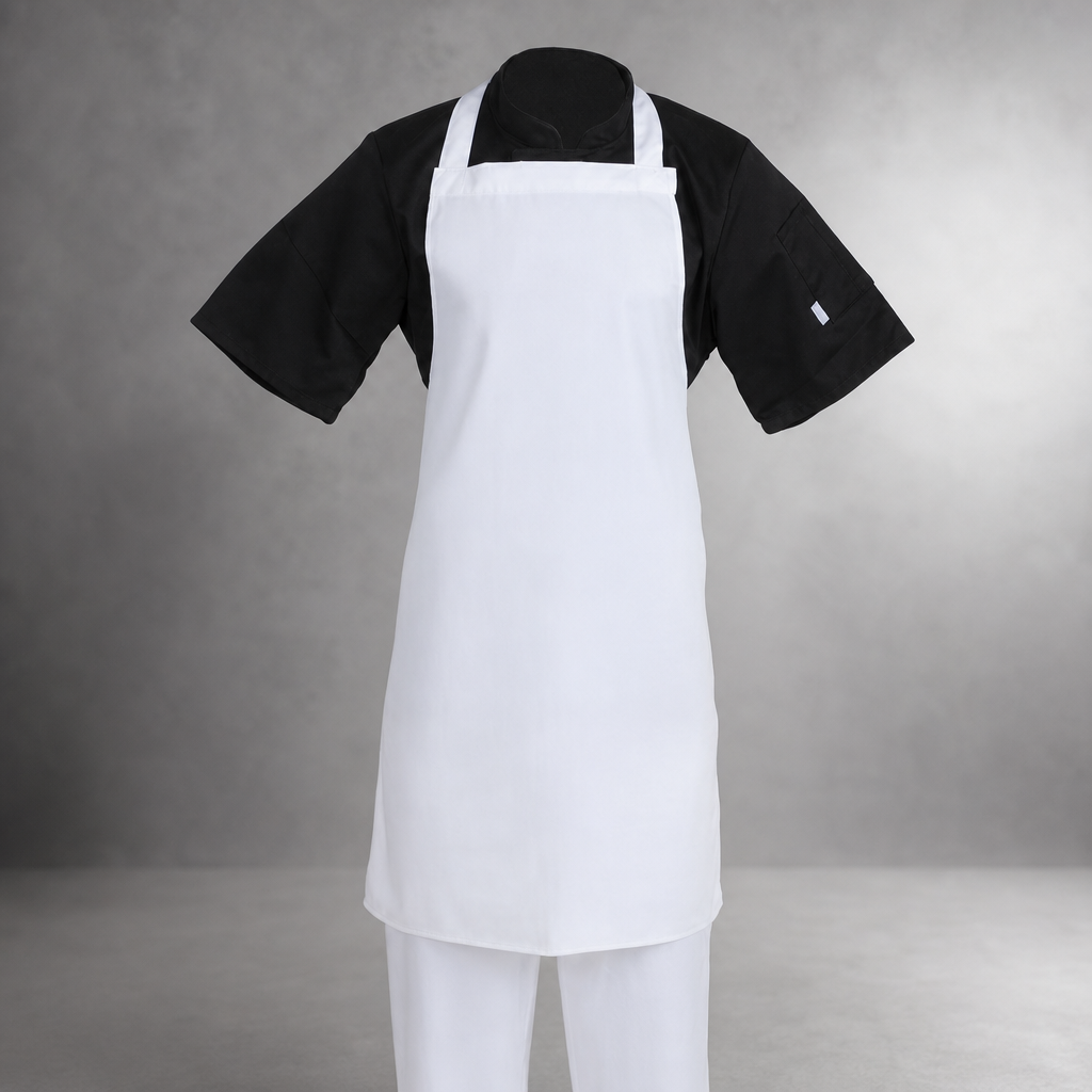 Commercial Bib Apron 710mm x 960mm One Size Fits All