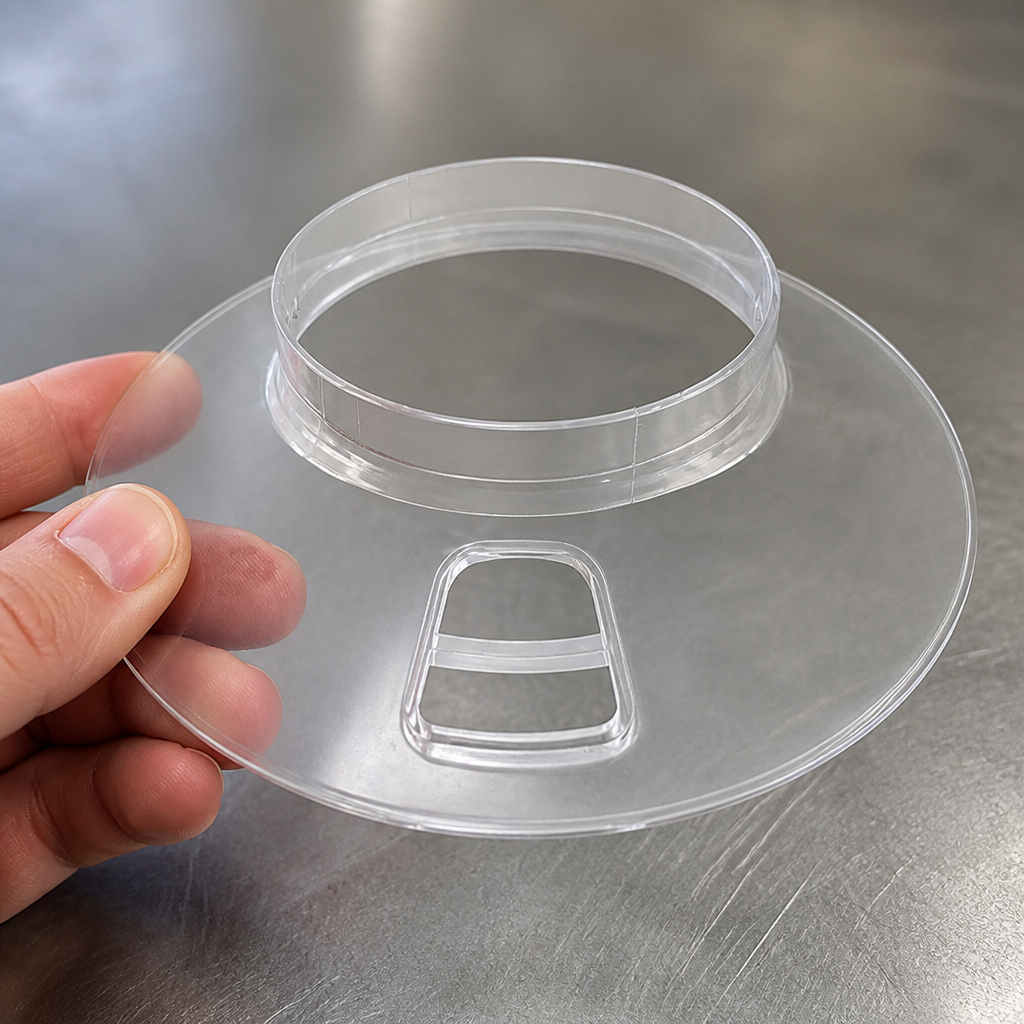 Commercial Mixer Safety Guard Polypropylene 54x228mm