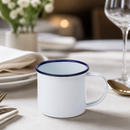 Commercial Enamel Mugs 155ml - 12 Pack Tableware Set