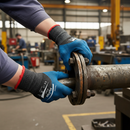 Premium Heavy Duty Gloves with 3/4 Nitrile Coating for Fine Tactile Handling and Cut Protection