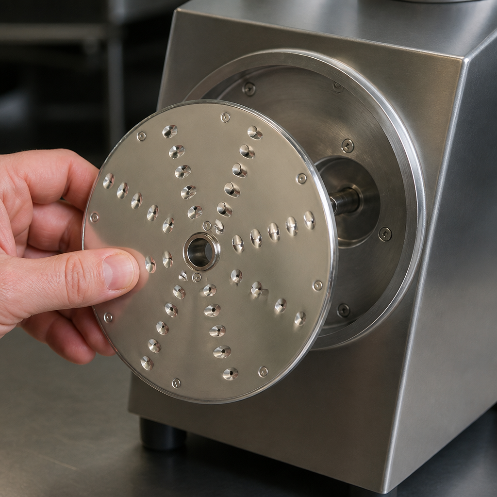 Commercial Veg Prep Grater Disc 7mm Stainless Steel 205mm