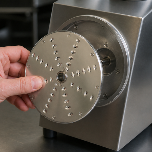 Commercial Veg Prep Grater Disc 7mm Stainless Steel 205mm